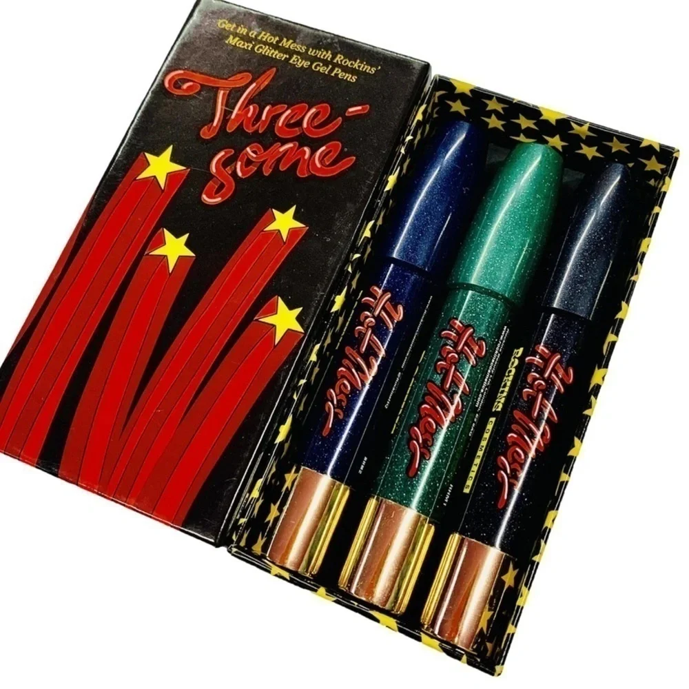 ROCKINS COSMETICS HOT MESS GLITTER GEL PENS EYELINER